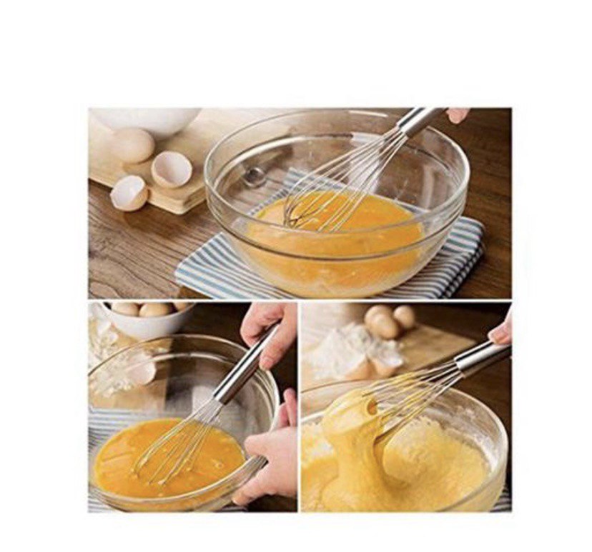 The Culinary House Stainless Steel Lemon Squeezer & Pakkad & Egg Whisk & Roti Chimta & Potato Masher for Kitchen Tool Set