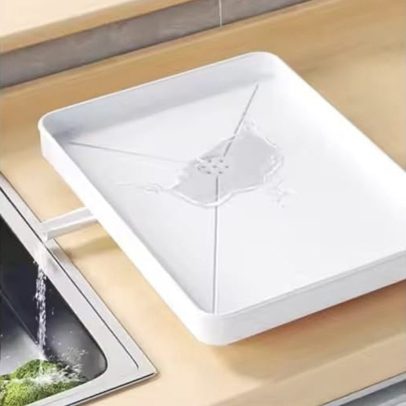 The Culinary House - Dish Rack for Kitchen Counter – Compact Drainer (Single Layer, Silver)