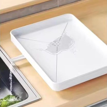 The Culinary House - Dish Rack for Kitchen Counter – Compact Drainer (Single Layer, Silver)