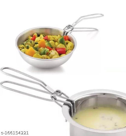 The Culinary House Stainless Steel Lemon Squeezer & Pakkad & Egg Whisk & Roti Chimta & Potato Masher for Kitchen Tool Set